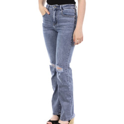 Vêtements Femme Jeans droit Monday Premium LW-216 Gris
