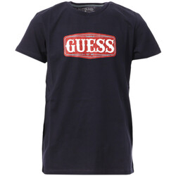 Vêtements Garçon T-shirts manches courtes Guess G-L3BI01I3Z14 Noir
