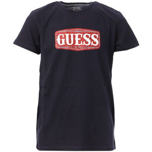 Vêtements Garçon T-shirts & Polos Guess G-L3BI01I3Z14 Bleu