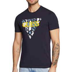 Vêtements Homme T-shirts manches courtes Guess G-M3RI12J1314 Bleu