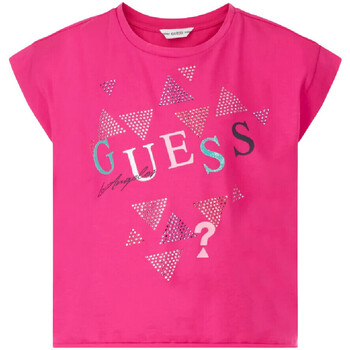 Vêtements Fille T-shirts manches courtes Guess J1GI05-K6YW1 Rose