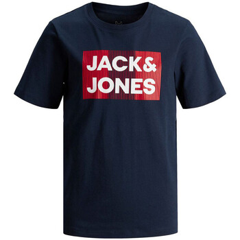 Vêtements Garçon T-shirts manches courtes Jack & Jones 12152730 Bleu