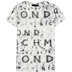 Vêtements Garçon T-shirts manches longues John Richmond RBP24135TS Blanc