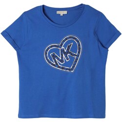Vêtements Fille T-shirts manches courtes MICHAEL Michael Kors R30003 Bleu