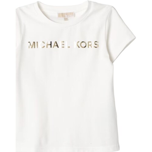 Vêtements Fille Mobyli sweatshirt with logo MICHAEL Michael Kors R30002 Blanc