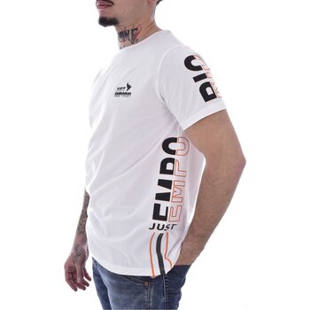 Vêtements Homme T-shirts manches courtes Just Emporio JE-MEJIM-01 Blanc