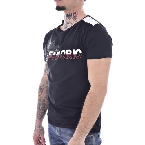 Vêtements Homme T-shirts manches courtes Just Emporio JE-MOJIM-01 Noir