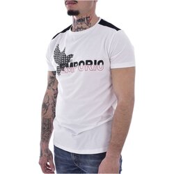 Vêtements Homme T-shirts Montblanc manches courtes Just Emporio JE-MOJIM-01 Blanc