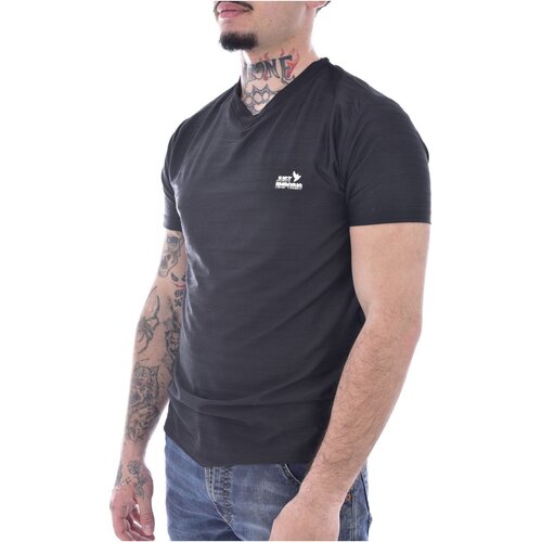 Vêtements Homme T-shirts manches courtes Just Emporio JE-MOZIM-01 Noir
