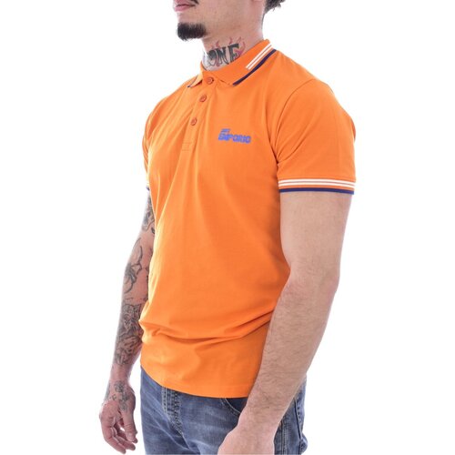 Vêtements Homme blue long sleeve polo shirt Just Emporio JE-POLIM Orange