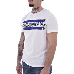 Vêtements Homme T-shirts Montblanc manches courtes Just Emporio JE-MELIM-01 Blanc