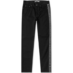 Vêtements Femme Jeans slim track Givenchy BM508U5YOM Noir