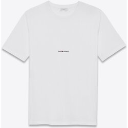 Vêtements Homme T-shirts manches courtes Yves Saint Laurent BMK464572 YB2DQ Blanc