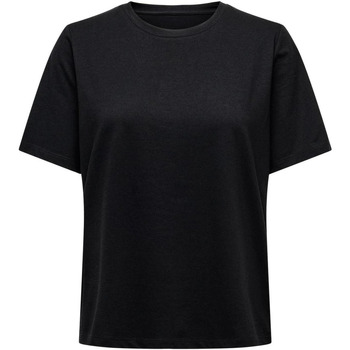 Vêtements Femme T-shirts manches courtes Only ONLONLY S/S TEE JRS NOOS 15270390 Noir