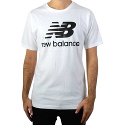 Vêtements Homme T-shirts manches courtes New Balance Esse ST Logo T Blanc