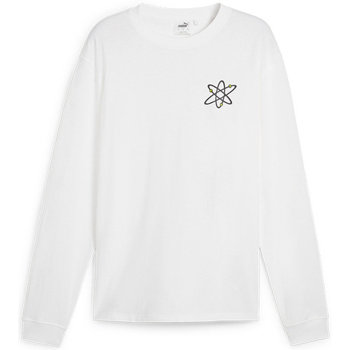 Vêtements Homme T-shirts & Polos Puma x Dexter's Laboratory Tee LS / Blanc Blanc