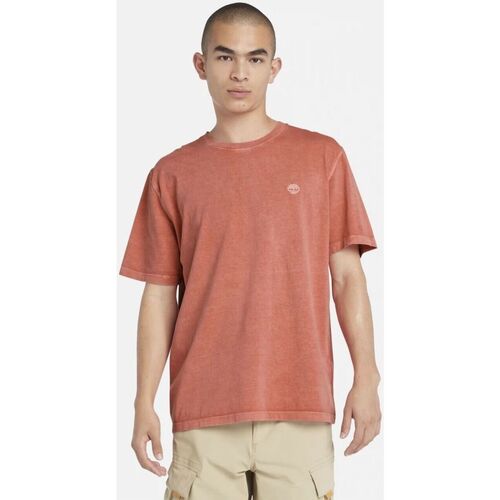Vêtements Homme T-shirts & Polos Timberland TB0A5YAY - DUNSTAN-EI41 BURNT SIENNA Rouge