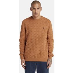 Vêtements Homme Pulls Timberland TB0A2CEQK431 - LAMBSWOOL CABLE-TERRA Marron