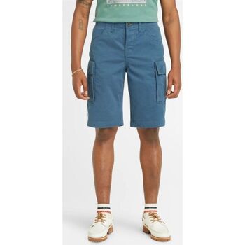 Vêtements Homme Shorts / Bermudas Timberland TB0A5U1B - BROOKLINE TWILL CARGO SHORT-2881 DK BLUE Bleu