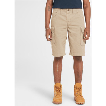 Vêtements Homme Shorts / Bermudas Timberland TB0A5U1B - BROOKLINE TWILL CARGO SHORT-DH41 LEMON PEPPR Beige