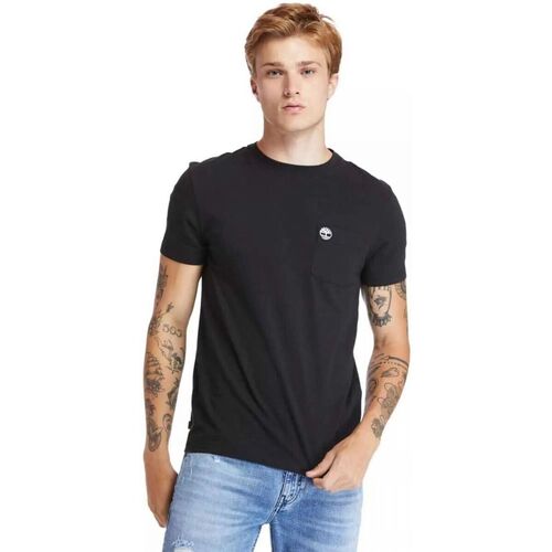 Vêtements Homme T-shirts & Polos Timberland TB0A2CQY001 PCKET T-BLACK Noir