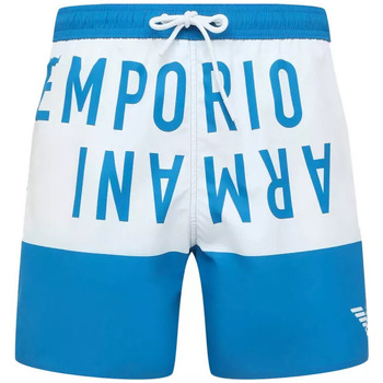 Vêtements Homme Maillots / Shorts de bain Trainers EMPORIO ARMANI X3X046 XM698 R920 Plaster White Silver BOXER  BEACHWEAR Multicolore