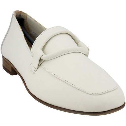 Chaussures Femme Mocassins Coco & Abricot Esparros-V2653A Blanc