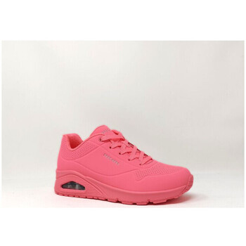 Chaussures Baskets mode Skechers BASKET UNO STAND AIR ROSE Rose