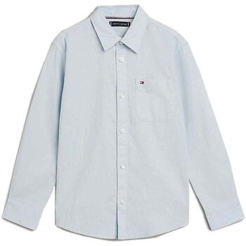 Vêtements Garçon Chemises manches longues Tommy Hilfiger KB0KB08868 HEMP-C10 BREEZY BLUE Bleu