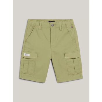 Vêtements Garçon Shorts / Bermudas Tommy Hilfiger KB0KB08799 CARGO SHORT-L9F FADED OLIVE Vert
