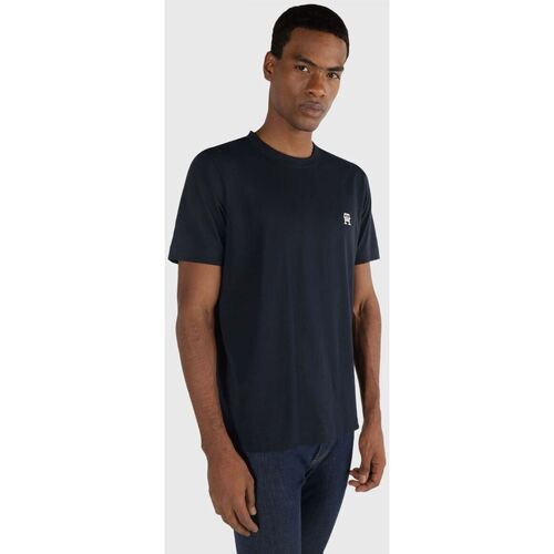 Vêtements Homme T-shirts & Polos Tommy Hilfiger MW0MW33987 MONOGRAM TEE-DW5 Bleu
