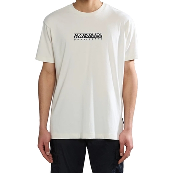 Vêtements Homme T-shirts manches courtes Napapijri Nappapijri Geographic S-Box SS 4 Blanc