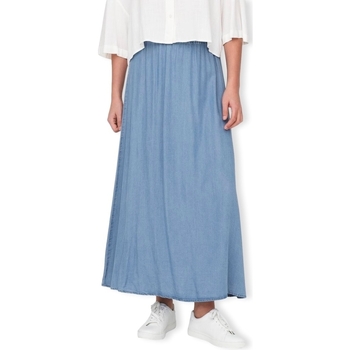 Vêtements Femme Jupes Only Pena Venedig Long Skirt - Medium Blue Denim Bleu