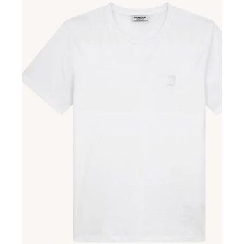 Vêtements Homme T-shirts & Polos Dondup US198 JF0271U-FS6 DU 000 Blanc