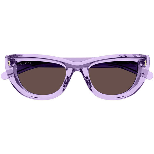 Montres & Bijoux Lunettes de soleil Gucci Occhiali da Sole  GG1521S 004 Violet
