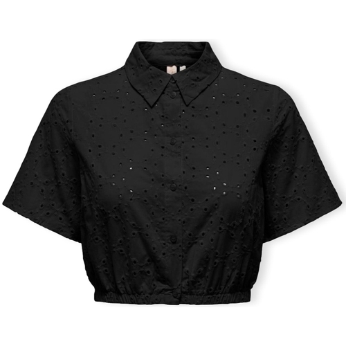 Vêtements Femme Tops / Blouses Only Kala Alicia Shirt- Black Noir