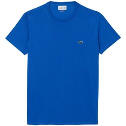 Vêtements Homme T-shirts manches courtes Lacoste TH6709 IXW Bleu