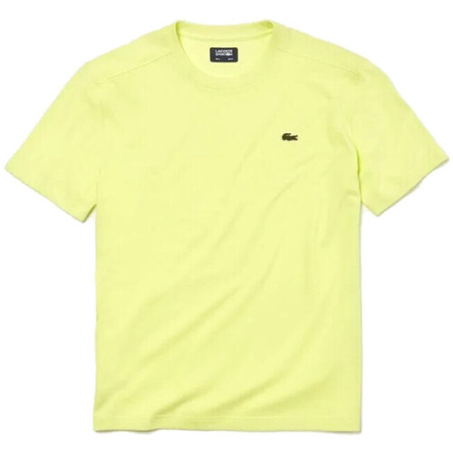 Vêtements Homme T-shirts & Polos Lacoste T-SHIRT  SPORT JAUNE Jaune