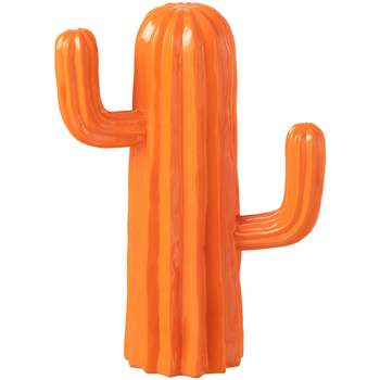 Lanterne Foyer De Cheminée Statuettes et figurines Jolipa Cactus décoratif en résine orange 28 cm Orange