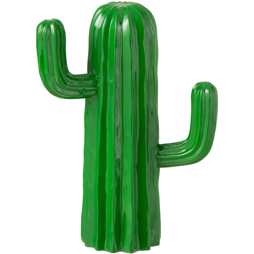 Lanterne Foyer De Cheminée Statuettes et figurines Jolipa Cactus décoratif en résine verte 28 cm Vert
