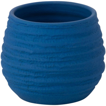 Maison & Déco Vases / caches pots d'intérieur Jolipa Cache pot fiesta bleu en céramique 14 cm Bleu