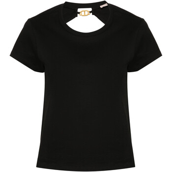 Vêtements Femme T-shirts & Polos Twin Set T-SHIRT CON CUT OUT SUL RETRO Art. 241TT2140 