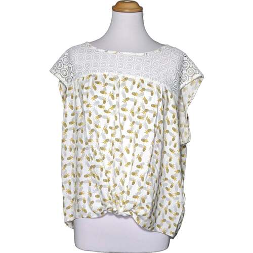 Vêtements Femme T-shirts & Polos Camaieu 44 - T5 - Xl/XXL Blanc