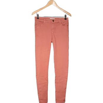 jeans bonobo  jean slim femme  38 - t2 - m orange 
