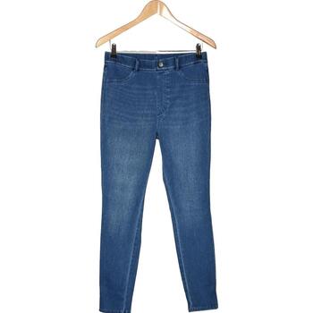 Vêtements Femme Pantalons Uniqlo pantalon slim femme  40 - T3 - L Bleu Bleu