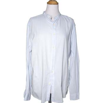 Vêtements Homme Chemises manches longues Zara 40 - T3 - L Bleu