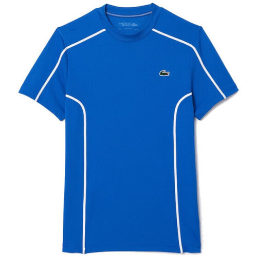Vêtements Homme T-shirts & Polos Lacoste T-SHIRT  TENNIS EN PIQUÉ ULTRA-DRY BLEU Bleu