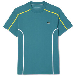 Vêtements Homme T-shirts & Polos Lacoste T-SHIRT  TENNIS EN PIQUÉ ULTRA-DRY VERT Vert