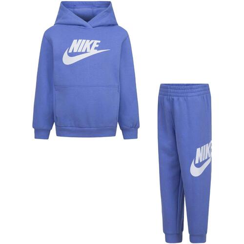 Vêtements Enfant nike air slant pink white hair style black boys Nike Club fleece set Bleu