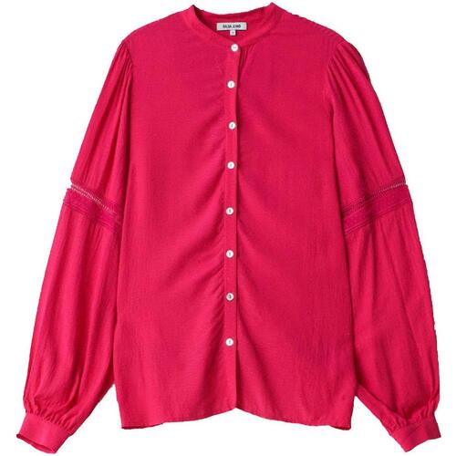 Vêtements Femme Chemises / Chemisiers Salsa Lace-trim blouse Rose